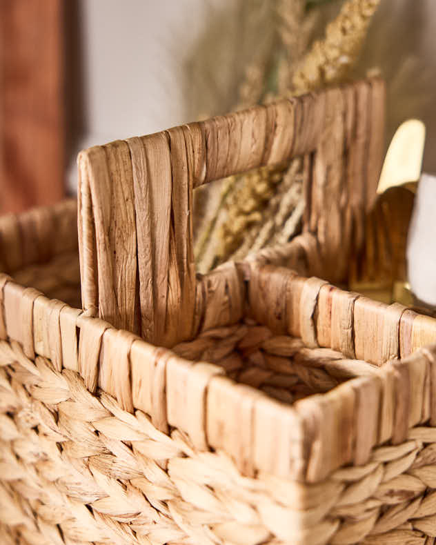 Kano Water Hyacinth Compartment Basket