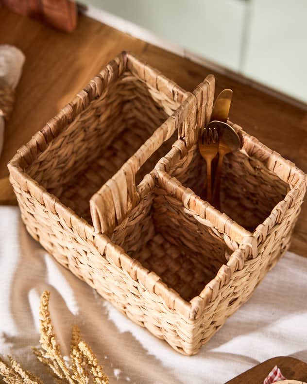 Kano Water Hyacinth Compartment Basket