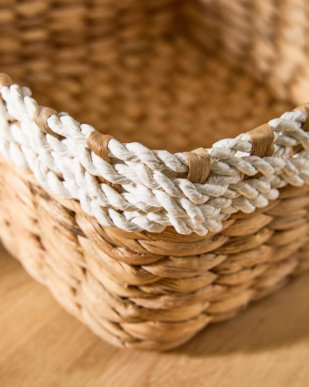 Kano Set of 3 Water Hyacinth Storage Baskets