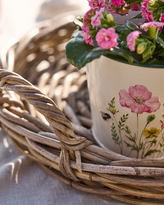 Kaduna Rattan Tray with Handles