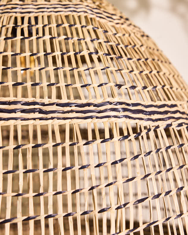 Light Shade - Seagrass Stripe Easy Fit Ceiling Shade