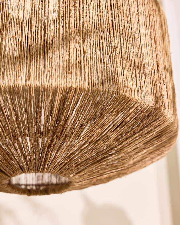 Adleigh Jute Easy Fit Ceiling Shade