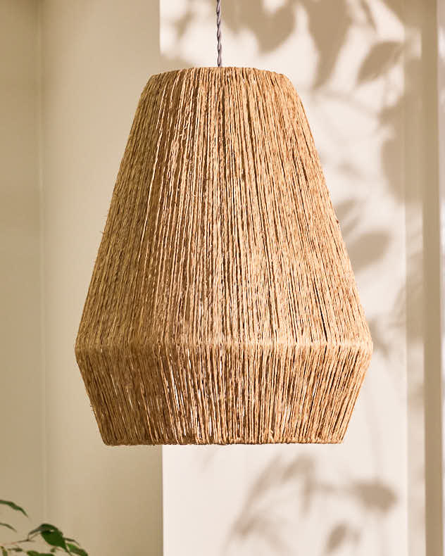 Jute Pendant Ceiling Light Shade