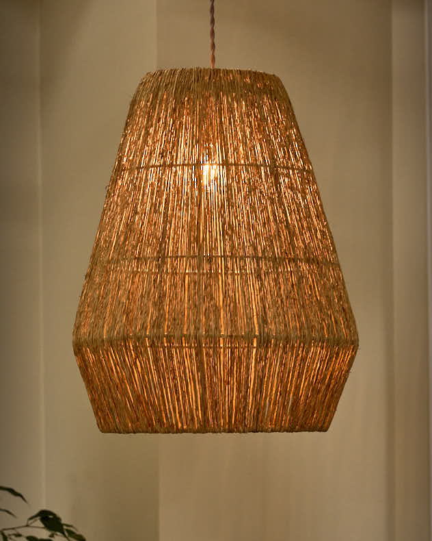 Jute Pendant Ceiling Light Shade