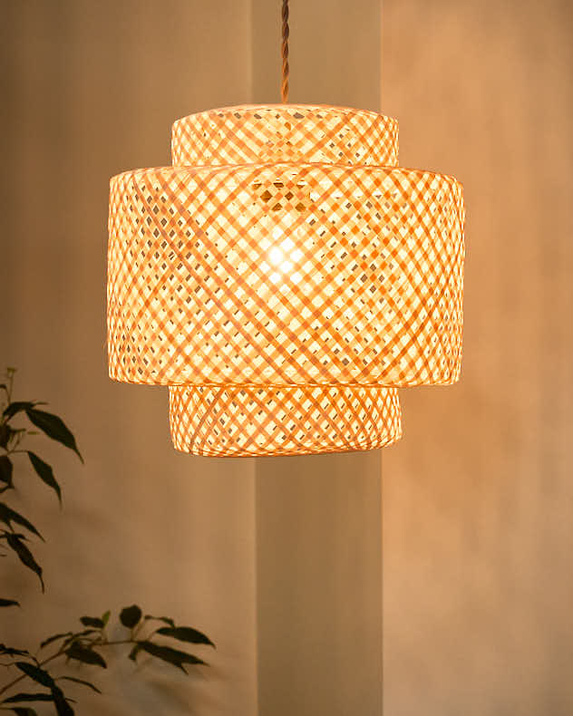 Light Shade - Bamboo Easy Fit Ceiling Shade