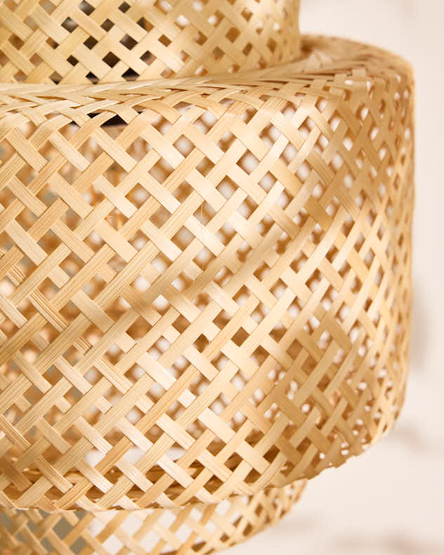 Light Shade - Bamboo Easy Fit Ceiling Shade