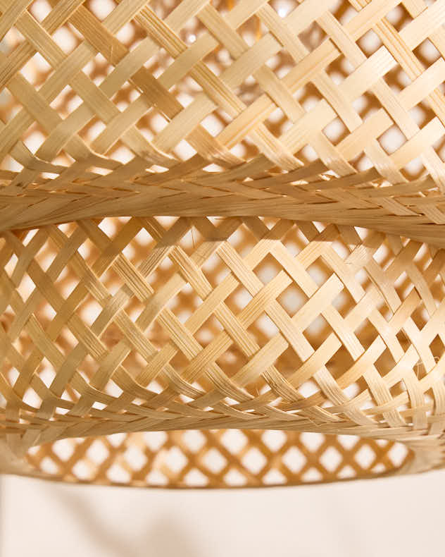 Light Shade - Bamboo Easy Fit Ceiling Shade