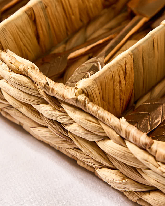 Storage Baskets - Lakelyn Water Hyacinth Cutlery Tray