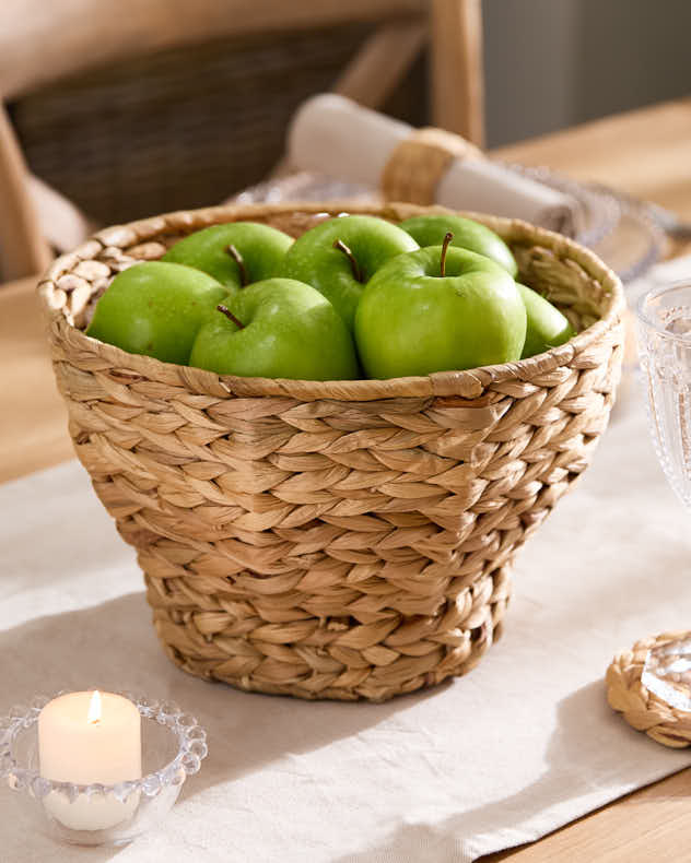 Water Hyacinth Footed Fruit Bowl