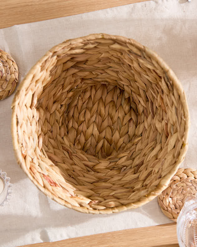 Water Hyacinth Footed Fruit Bowl