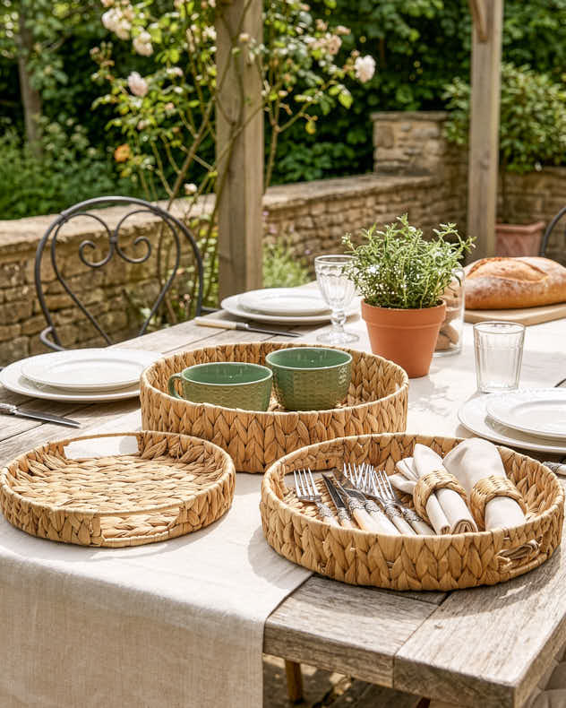 Accessories Tray - Water Hyacinth Tray