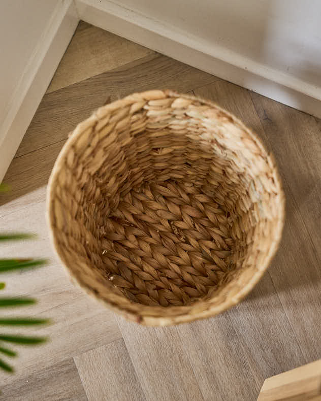 Waste Basket - Lakelyn Water Hyacinth Paper Waste Basket