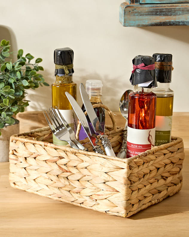 Two Compartment Table Basket