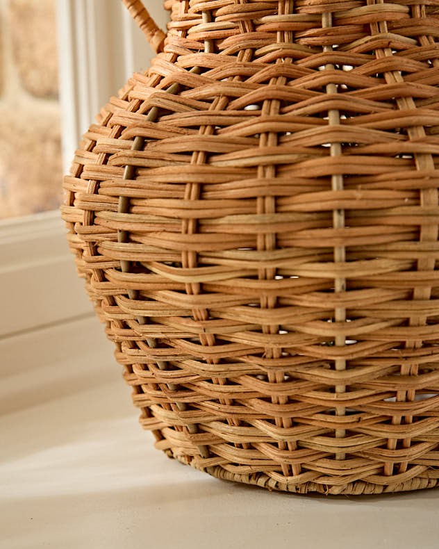 Wicker Urn Vase