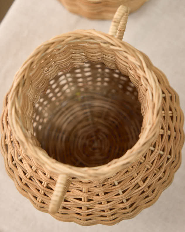 Wicker Urn Vase