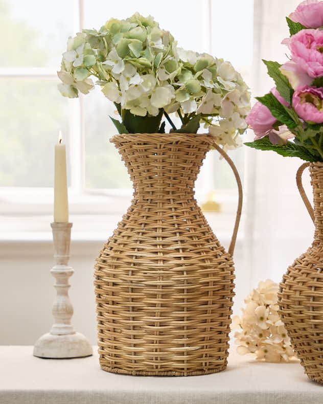 Roscoe Rattan Urn Vase