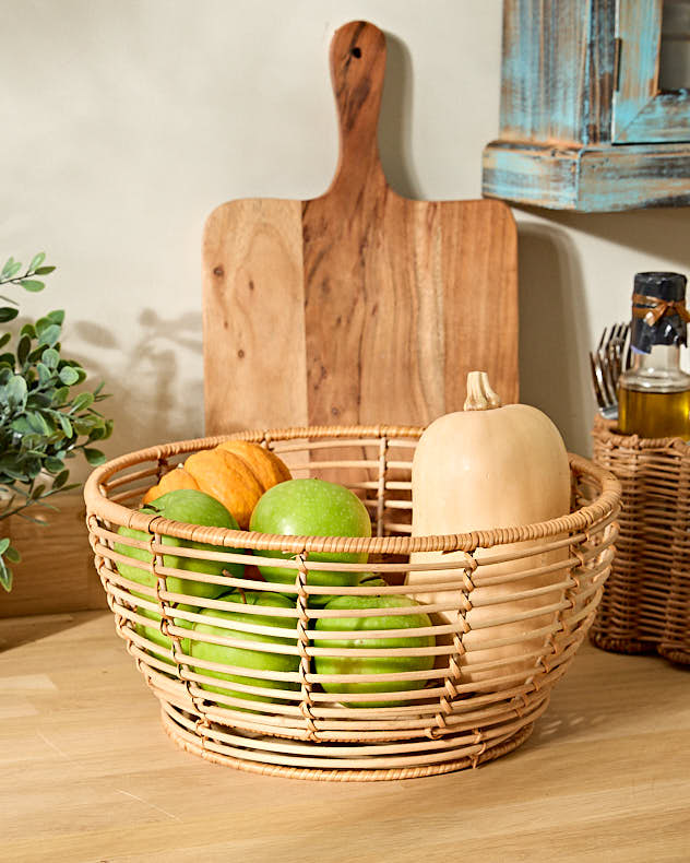 Rattan Fruit Bowl