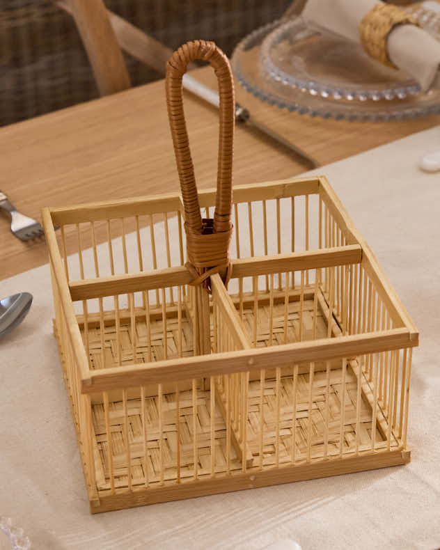 Bamboo Cutlery Caddy