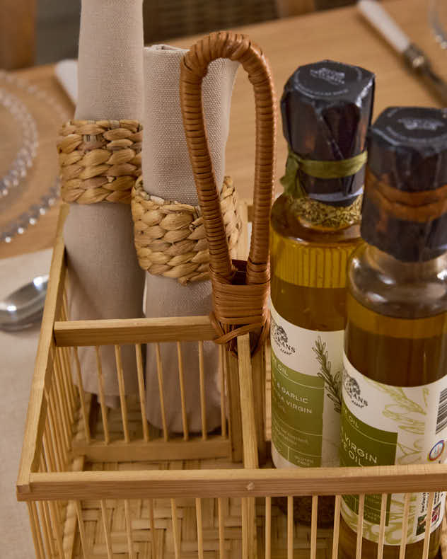 Cutlery Holders - Bamboo Cutlery Caddy