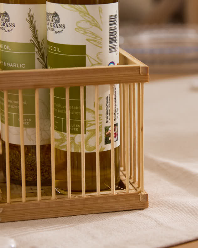 Cutlery Holders - Bamboo Cutlery Caddy