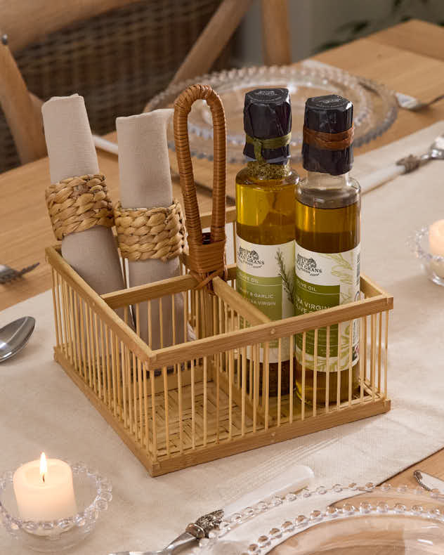 Bamboo Cutlery Caddy