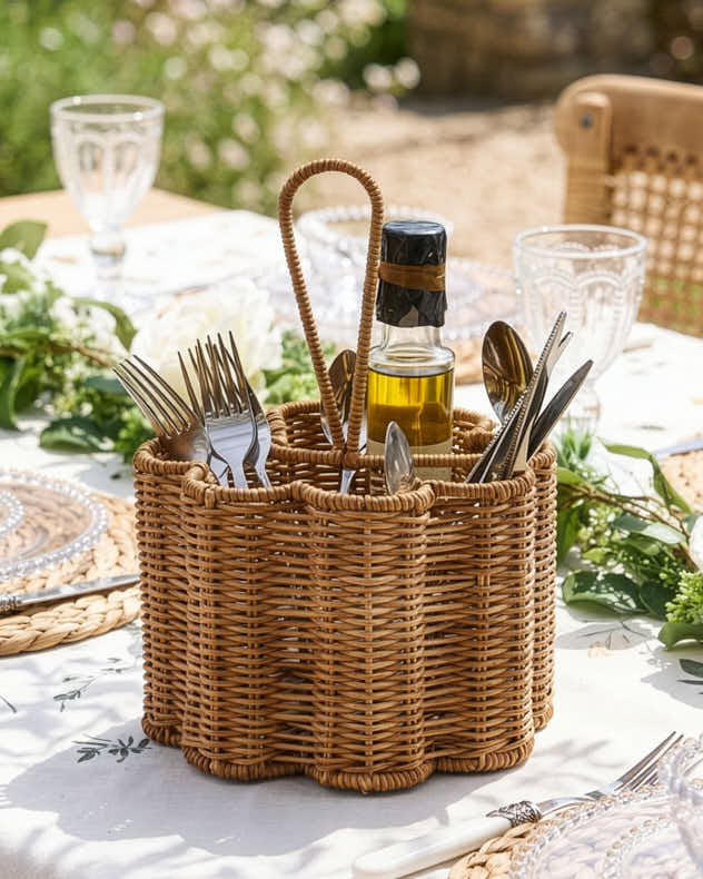 Scalloped Cutlery Caddy