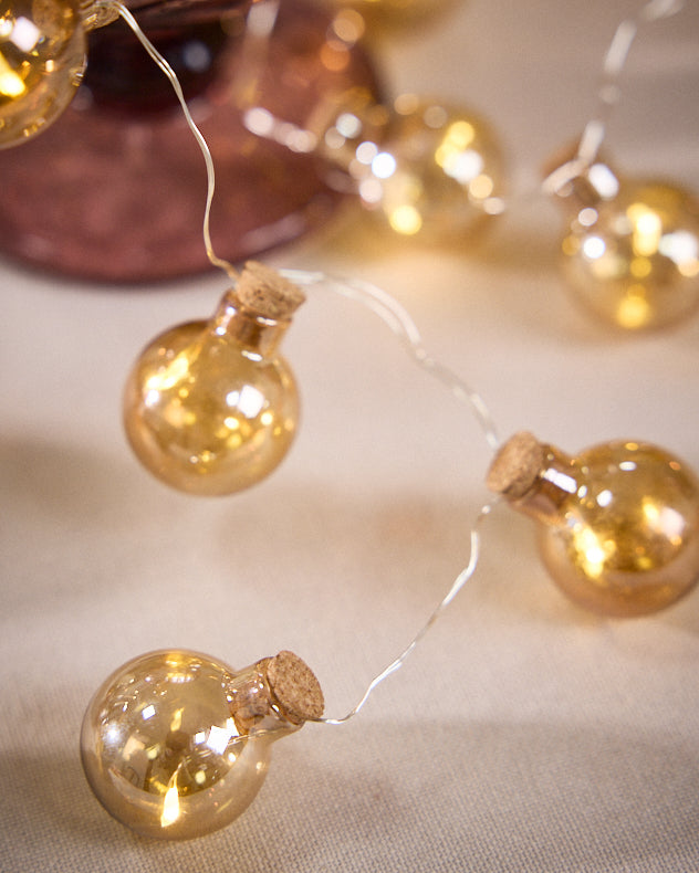 Garlands - LED Glass Ball String Lights