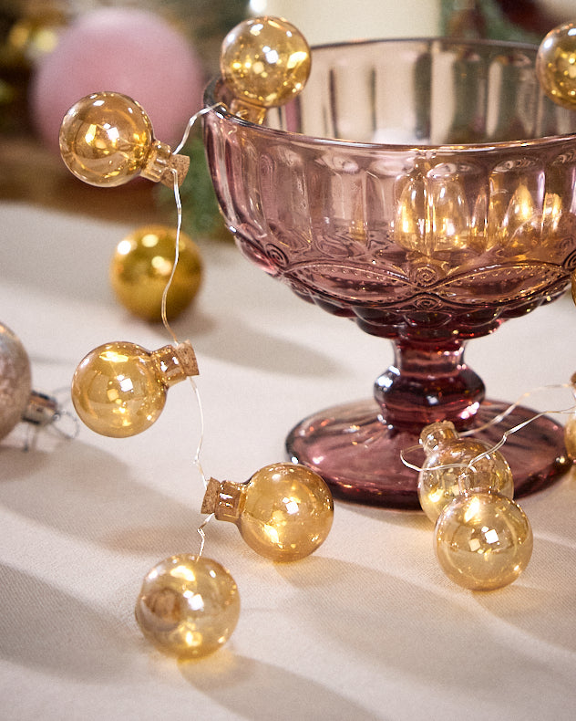 Garlands - LED Glass Ball String Lights