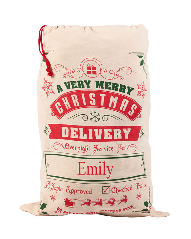 Personalised Christmas Delivery Sack