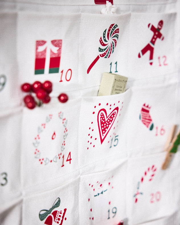 24 Days Hanging Advent Calendar pockets