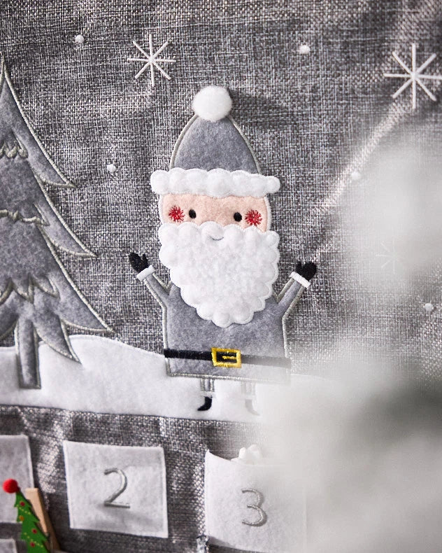 Grey Santa claus