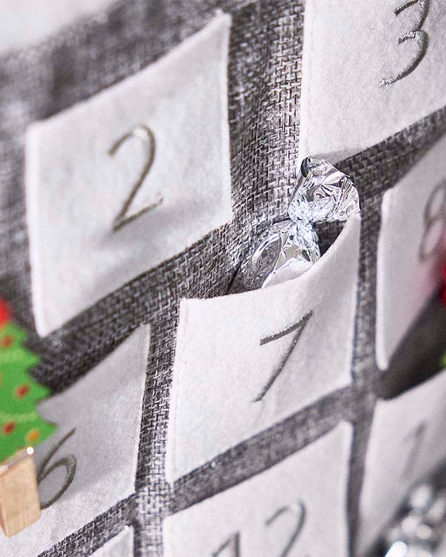 Personalised Winter Trees Advent Calendar