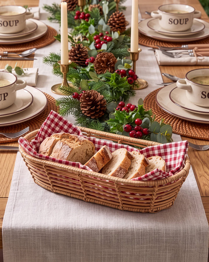 Roscoe Long Rattan Basket