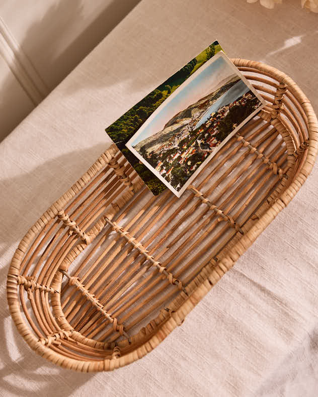 Roscoe Long Rattan Basket