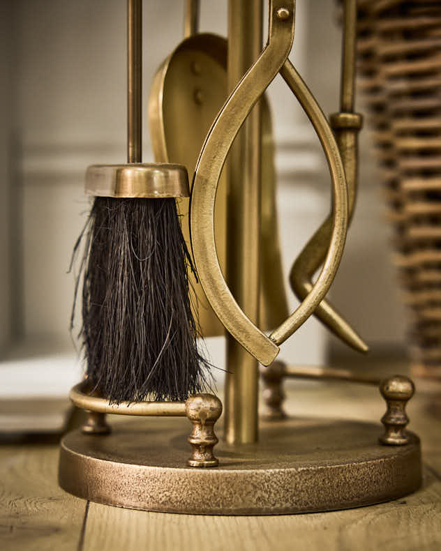 Antique Brass Heritage Companion Set