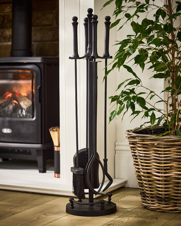 Black Recycled Iron Companion Sets - Black Heritage Companion Set