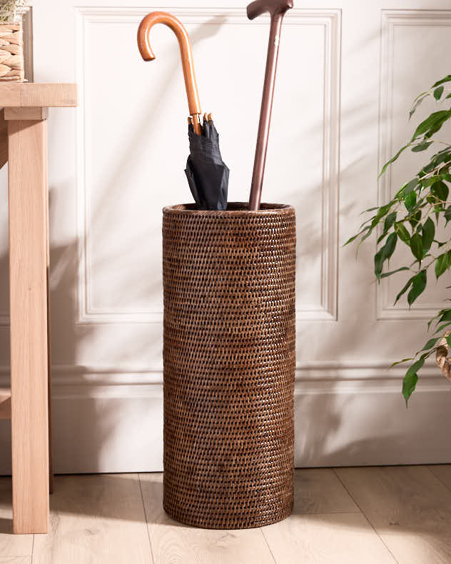 Premium Natural Rattan Umbrella Stand