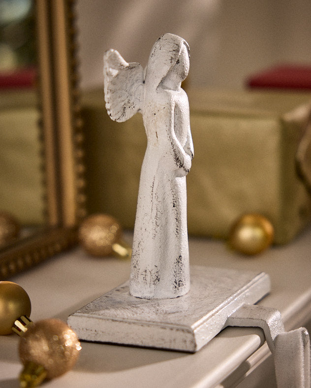 White Angel Stocking Holder