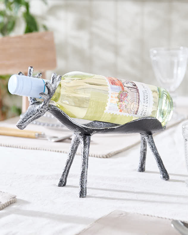 Cast Iron Stag bottle Holder