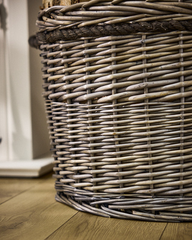 Grande Woven Log Storage Basket