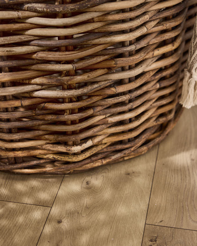 Set of 3 Round Baskets with Handles