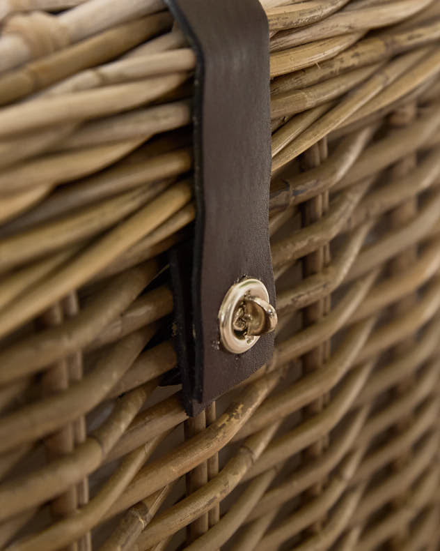 Storage Baskets - Woven Bench and Storage Trunk