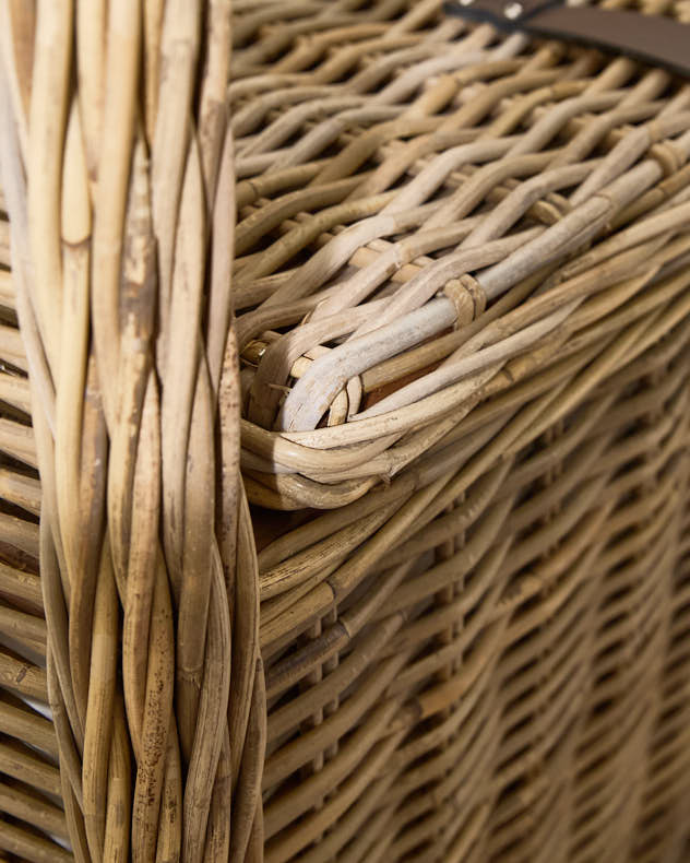 Storage Baskets - Woven Bench and Storage Trunk