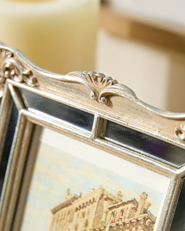 Silver Venetian Style Photo Frame