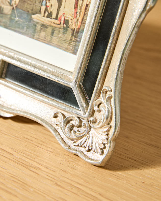 Silver Venetian Style Photo Frame