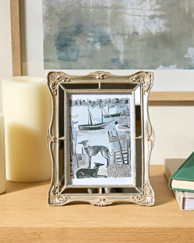 Silver Venetian Style Photo Frame