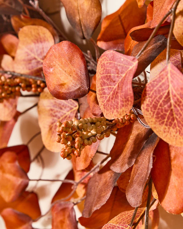 Fallen Leaves Autumn Wreath 60cm