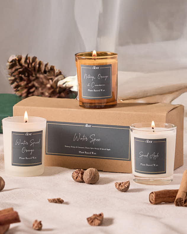 Candles - Winter Spices Set of 3 9cl Candles