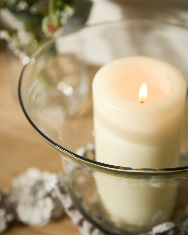 Antique Style Ornate Hurricane Candle Holder