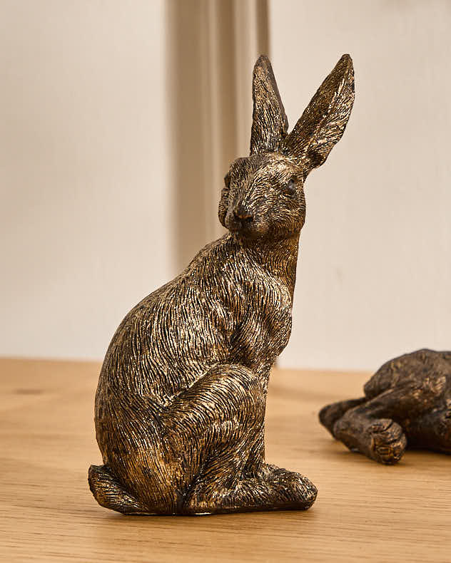 Set of 2 Bunny Home Ornaments